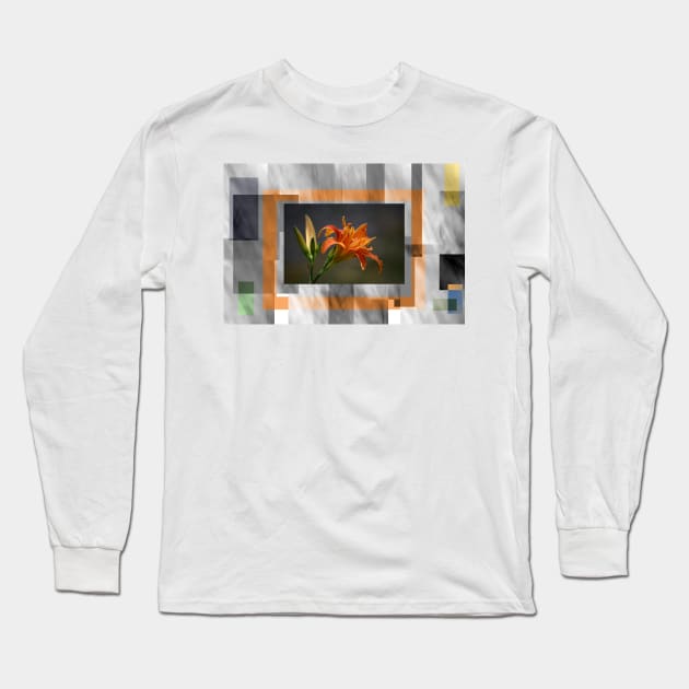 Nature’s Design: Evening Glow 15 Long Sleeve T-Shirt by CGJohnson